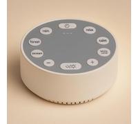 White Noise Machine for Sleep & Relaxation - 6 Soothing Sounds & Night Light, Sound Therapy Device with Timer, Portable Sleep Aid for Adults & Babies, Yoga Meditation Work Use