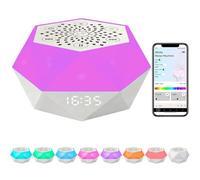White Noise Machine for Sleeping - Portable Rechargeable Baby Sound Machine with 32 Soothing Sounds, Night Light, Timer & Memory Function for Kids & Adults, Ideal for Bedrooms, Travel & Office