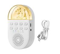 White Noise Machine - Sleeping Sound Device with 24 Soothing Sounds, Portable Sleep Aid, Relaxation Noise Machine | Kids Adults Travel Bedroom Nap Soothing Aid Peaceful Device