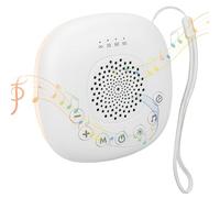White Noise Machine with Night Light, 20 Soothing Nature Sounds for Baby & Adults Sleep & Tinnitus Relief, Rechargeable Sound Machine with Timer & Memory Function for Home, Travel & Nurser