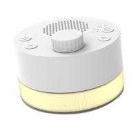 White Noise Sleep Machine 24 Soothing Sounds Warm Glowing Night Light with Timer Baby Kids Adults Relaxation for Travel Sound Machine with Fan and Rain Noise