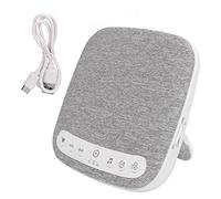 White Noise Sound Machine, 18 Soothing Sounds, Portable Baby Sleep Aid, Gray and White - Automatic Shutdown Timer, Long Battery Life, Ideal for Babies and Adults