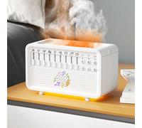 White Noise Sound Machine Diffuser, Humidifier with Night Light and Aromatherapy, Sleep Sound Machine with 8 White Noise, 4-in-1 Night Light Speaker Humidifier Sleep Machine