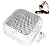 White Noise Sound Machine for Sleep, Portable Ora Sound Machine with 10 Solfeggio Frequencies, Night Light and 3 Timer Modes, for Yoga, Meditation, Relax, Travel