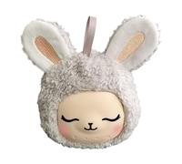 White Noise Sound Machine, Plush Bunny White Noise Soother, Wireless Rechargeable Device for Calm Nursery Family Home Night Bedroom Travel Routine