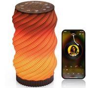 White Noise Sound Machine with Dynamic Mood Lighting, 24 Soothing Sounds, Memory Function, Sleep Timer, Bluetooth Speaker for Bedroom, Touch Control, Light