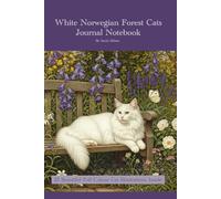 White Norwegian Forest Cats Journal Notebook