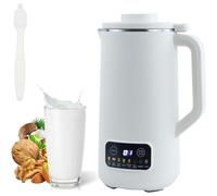 (White) Nut milk machine, oat milk machine, 600ML/20oz soy milk machine, multi-function plant milk machine with 10 blades