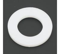 White Nylon Flat Form A Washers, M3 - M24 Sizes (Pack of 10, 20, 50, 100, 200, 500, 1000) (50, M8)