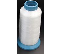 White Nylon Invisible Sewing Thread, Size 0.10mm - 6,000 Meters Cone for Sewing, Quilt, Overlock