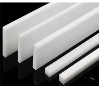 White Nylon Rectangular Sheet - 1 Meter Long, 80mm Wide, 2-10mm Thickness for DIY and Industrial Applications(2mm)