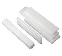 White Nylon Sheet 1 Meter Long × 60Mm Wide, Thickness 2-10Mm Rectangular Plastic Sheet for Machining, DIY Modification, Model Building(10mm)