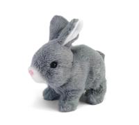 (White, One size) Bunny Toys Interactive Toys Bunnies Can Walk And Talk,bunny Stuffed Animal, Easter Plush Bunny, Walking, Hopping, Wiggle Ears, Twitch Nose, Sounds For