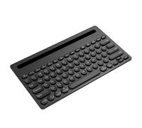 (White, One size) Dual Model Bluetooth-compatible 2.4G Wireless Keyboard for Mac/Andriod Gaming 79 keys Keypad for /Phone Keyboard Black