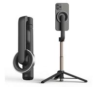 (White, One size) Portable Magnetic Selfie Stick Tripod with Remote Cellphone Stand for 14 13 12 Pro Vertical Shooting Black