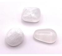 White Onyx Small Crystal Tumbled Stones, Set of 3