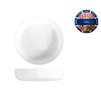 White Opal Glass Bowl Diwali 22cm