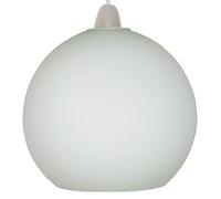 White Opal Glass Vintage Easy Fit Dome Pendant Shade | 20cm Diameter | None Electric Ceiling Lampshade | Fits Lampholder Types E14 E27 B15 B22