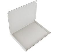 WHITE OR BROWN C4 C5 C6 DVD DL MINI BOXES LARGE LETTER CARDBOARD SHIPPING PIP (C4 (32cm x 22cm x 2cm), WHITE, 250)