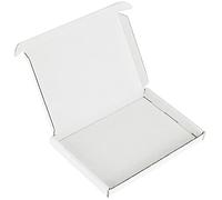 WHITE OR BROWN C4 C5 C6 DVD DL MINI BOXES LARGE LETTER CARDBOARD SHIPPING PIP (C5 (22cm x 16cm x 2cm), WHITE, 500)
