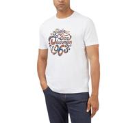 (White (Original), XS) BEN SHERMAN Mens T Shirts Cotton Printed Tee