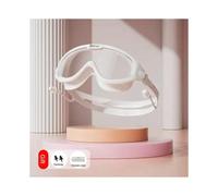 (White, Other) HD Anti-fog Swimming Goggles with Earplugs Adult Men Women Leak Proof Adjustable high-quality Silicone Swim Protection Eyewear