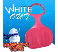 White Out - Pink Plastic Snow Skimmer Bump Sled