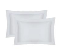 (White, Oxford) 400 Thread Oxford Pair Pillow Cases or Housewife