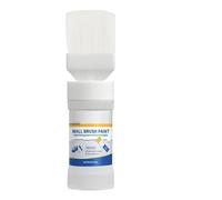 White Paint Kit - Soft Brush Application, ABS Bottle Container, Fine Detail Coating, Portable Carry Design | Home Art Wall Interior Craft Painting Bottle Use Precise Smooth ApplicationKit