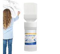 White Paint- Quick Stains Repairing Paste, 180g Net Weight Water Bassed Touchup, Indoor Room Ceiling Decoration Tool, Soft Brush Applicator Coating Liquid | Interior Color Kit For Men & Homeowners