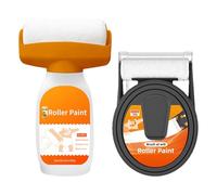 White Paint Roller touch-up, 100g+500g Wall Repair Roller Paint White, White Emulsion Paint, Wall White Paint Brush For Walls And Ceilings, Quick-Drying Wandfarbe For Graffiti Scratches Stains