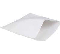White Paper Bags Greaseproof Paper Food Bag Eco Friendly, White Grease-Resistant Food Grade Paper Food Bags For Snacks, Lunch Boxes, Bakery Bags, Sandwiche Bags Pack of 100 (7 x 7" - 18 x 18cm)