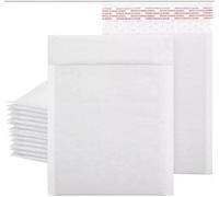 White Paper Bubble Mailer 100 Pack Self Seal Adhesive (White 260X350mm)
