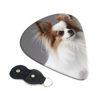 White Papillon Guitar Pickfor Pickups For Acoustic Electric Guitar Bass Ukulele