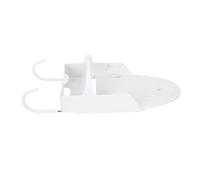 White Pbt Ironing Board Hanger Wall Mount for Electric Iron Storage