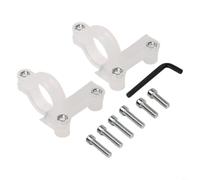 White PC Front Fender Bracket with Shock Absorber Buckle for Electric