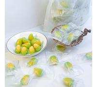 White peach juice fudge, peeled mango soft candy, fruit snack gift pack, grape gummies, assorted sugar, preserved fruit, healthy snacks, Dim sum, desserts, sweets, wedding candy (Green mango,50g)