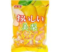 White peach mango fruit juice hard candy, grape lychee fruit candy, milk sugar, assorted fruit candy gift pack, wedding candy, preserved fruit, candied fruit, sweets dessert (Pear,500g)