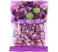 White peach mango fruit juice hard candy, grape lychee fruit candy, milk sugar, assorted fruit candy gift pack, wedding candy, preserved fruit, candied fruit, sweets dessert (Kyoho grape,500g)