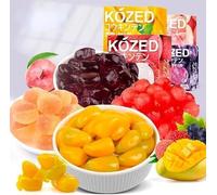 White Peach Peelable Sugar70g/box,50% Juice Content gummy candy, mango grape Litchi sugar soft candy Toffee,Assorted Fruit Flavor Candy，Asian Snacks Gift (White Peach,3 box)