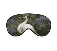 White Peacock Eye Mask Sleep Mask Eye Masks for Sleep Sleep Masks for Women Men Sleeping Mask Travel Eye Mask Sleep Mask Blackout Funny Sleep Mask Cute Sleep Mask
