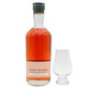 White Peak - Wire Works - Amarone Wine English Single Malt - Whisky 70cl 54.1% ABV (Includes Glencairn Glass)