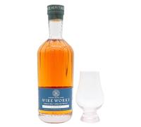 White Peak - Wire Works - Caduro English Single Malt - Whisky 70cl 46.8% ABV (Includes Glencairn Glass)