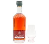 White Peak - Wire Works - LBV Port English Single Malt - Whisky 70cl 53.3% ABV (Includes Glencairn Glass)