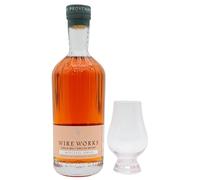 White Peak - Wire Works - Moscatel Finish English Single Malt - Whisky 70cl 53.6% ABV (Includes Glencairn Glass)