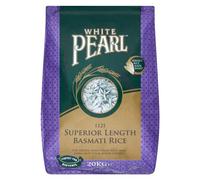 White Pearl 1121 Superior Length Basmati Rice - 20kg