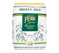 White Pearl Broken Rice Basmati Rice - 20kg