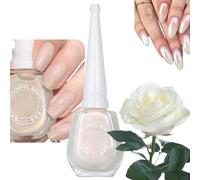 White Pearl Glitter Nail Polish, Quick Dry Varnish, Shimmer Gel, Clear Long Lasting, Cream and Milky Polish for Women