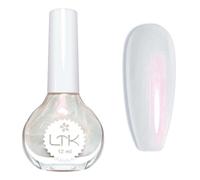 White Pearl Nail Polish with Glitter - Reflective Pearlescent Pink Shimmer Flash - High Glossy Shine Mermaid Varnish Quick Dry No UV