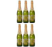 White Pearl Non Alcoholic White Grape Sparkling Juice Drink (Pack of 6)